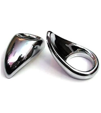 Penis Rings New 1.7Inches Stainless Steel Teardrop Cock Ring Deluxe Penis Ring 1.7Inches - CO11MJKKF6P $16.89