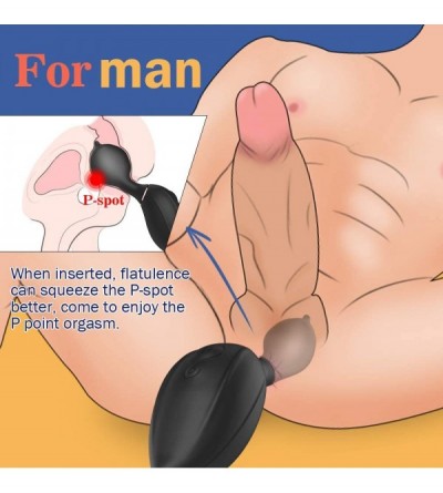Vibrators Vibrating Anal Vibrator with 7 vibrates&Expand Modes- Finger Shape Automatic Inflatable Anal Sex Toys for Prostate ...