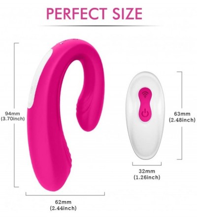 Vibrators Rechargeable Clitoral and G-Spot Vibrator- Waterproof Couples Vibrator with 9 Powerful Vibrations- Wireless Remote ...
