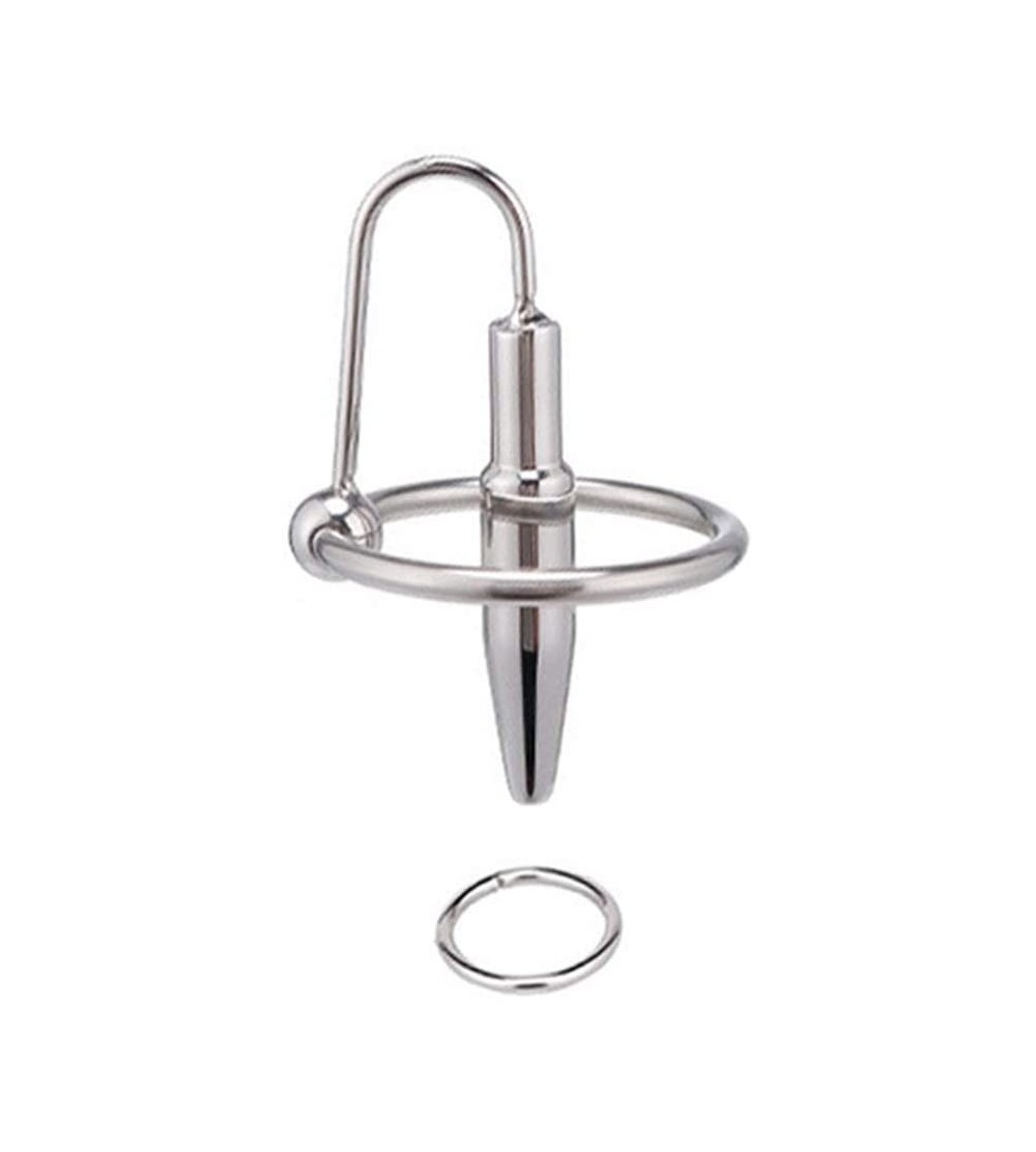 Catheters & Sounds Stainless Steel Urethral Sound pḽụg Urethral ṣtὶmụlᾳtὶọn Dilator Ṗḙnὶlḙ Ring Toy - C019DNUW374 $8.01