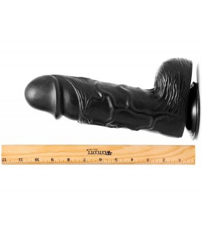 Vibrators Giant Black 10.5" Dong - CY12NU4N5PF $20.88
