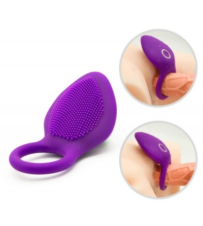 Penis Rings Full Silicone Vibrating Cock Ring - Penis Ring Vibrator - Sex Toy for Male or Couples T-Shirt- Waterproof Recharg...