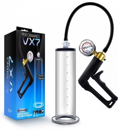 Pumps & Enlargers Performance VX7 Advanced Male Enhancement Pump System with Brass Trigger & Pressure Gauge- Sex Toy for Men-...