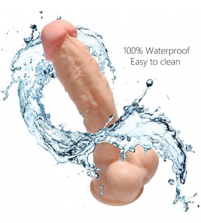 Dildos 9.25 Inch Realistic Huge Dildo Lifelike Huge Dong Dildos with Suction Cup Sex Toy for Women- Hands-Free Play Flexible ...