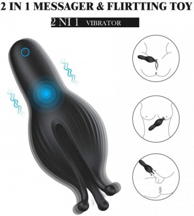 Male Masturbators Male Vibrator 10 - Vibration Modes Male Masturbator Glans Massager G-Spot Adult Sex Toys Penis Head Vibrato...