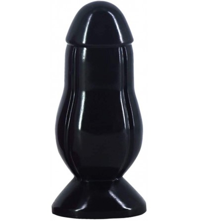 Dildos Anal Plug Sex Toys Strong Suction Cup Hand-Free Women Men Masturbation Couple Flirt Tools(Black) - Black - CM18UZD87TK...
