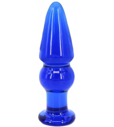 Anal Sex Toys 4.4 Inches Mini Glass Pleasure Wand- Anal Trainer Sex Butt Plug - CK121HYVR79 $23.31