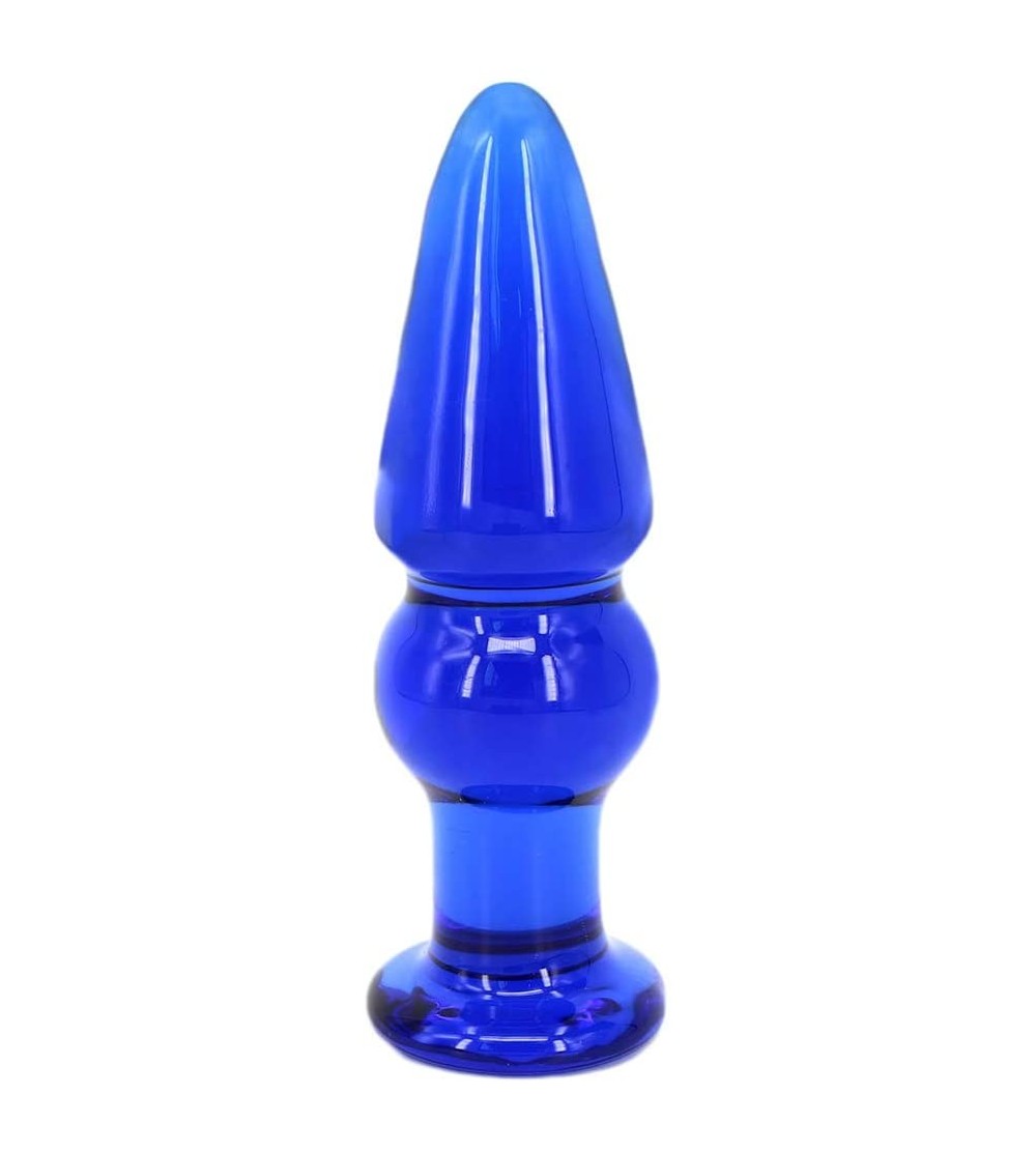 Anal Sex Toys 4.4 Inches Mini Glass Pleasure Wand- Anal Trainer Sex Butt Plug - CK121HYVR79 $7.97