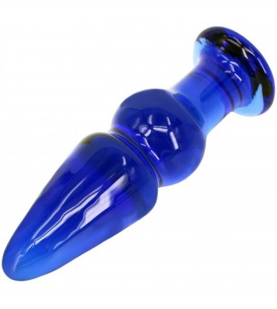 Anal Sex Toys 4.4 Inches Mini Glass Pleasure Wand- Anal Trainer Sex Butt Plug - CK121HYVR79 $7.97