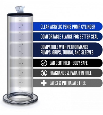 Pumps & Enlargers Performance Acrylic Penis Pump Cylinder- 2.25 Inch x 9 Inch- Sex Toy for Men- Crystal Clear - CV18OOYNO8N $...