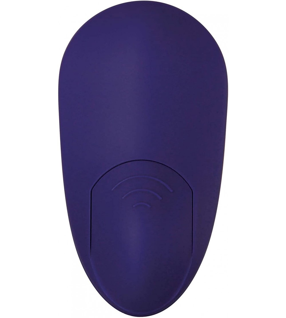 Anal Sex Toys Smooshy Tooshy Rechargeable Silicone with Wireless Remote Control - Purple - CN195RH3IQS $27.83