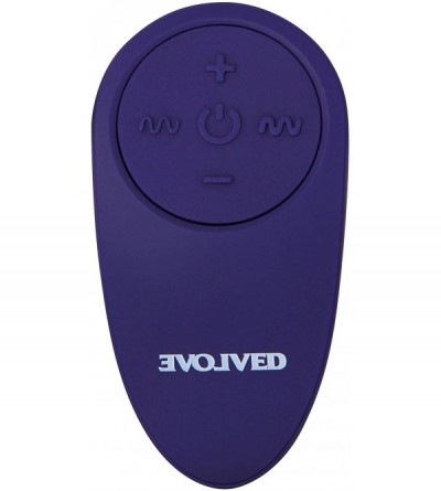 Anal Sex Toys Smooshy Tooshy Rechargeable Silicone with Wireless Remote Control - Purple - CN195RH3IQS $27.83