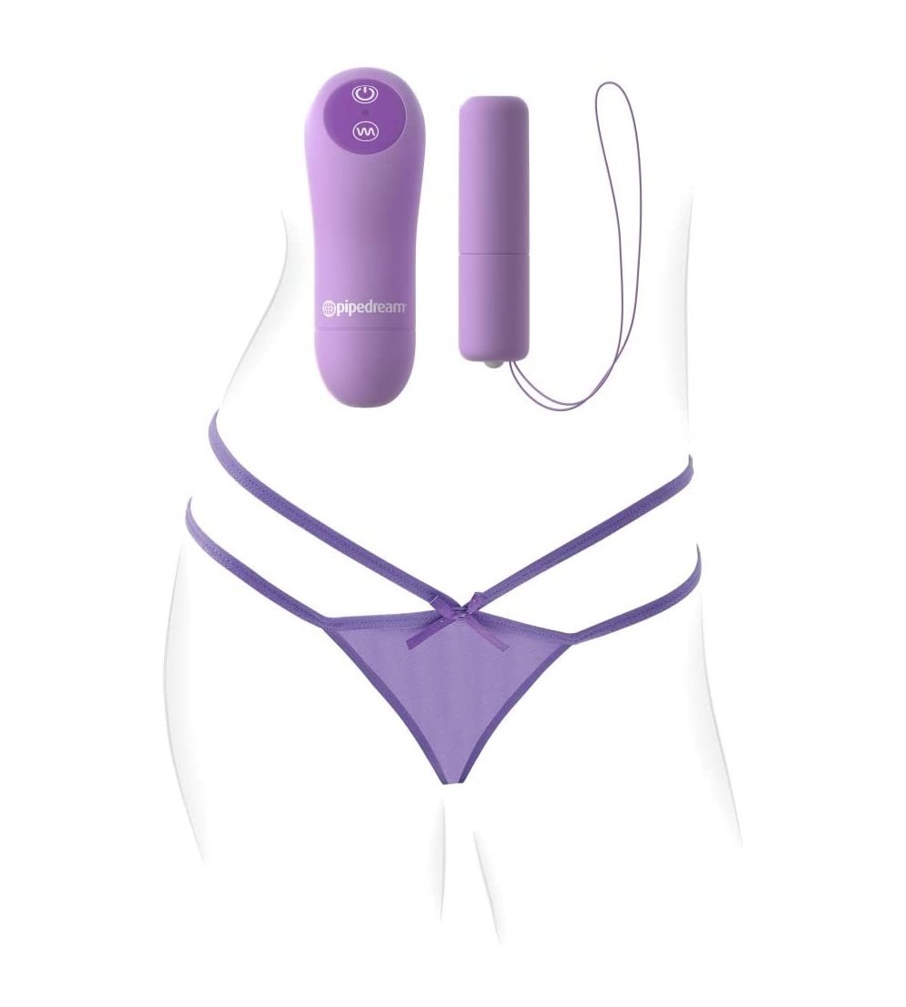 Vibrators Fantasy for Her Cheeky Panty Thrill Her- Purple - CA18D8EASO7 $15.70