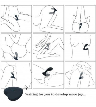 Anal Sex Toys Powerful Soft Vibrating Male Prostate Massager Anal Butt Plug Dildo Vibrator Sex Toys 10 Modes Remote Control v...