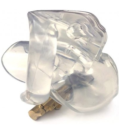 Chastity Devices Lightweight Premium Chastity Device Medical Grade Resin Male Briefs V3 Transparent (Nub) - Nub - CD18WK0DKZK...