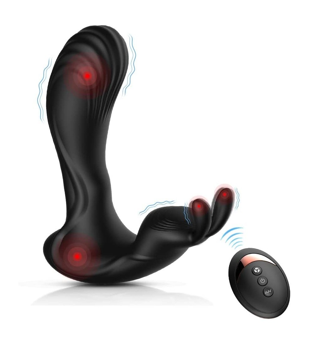 Vibrators Prostate Massager Rabbit Vibrator - Unisex Vaginal G-Spot Clitoris Anal Stimulation Sex Toys with 10 Powerful Vibra...
