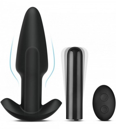 Anal Sex Toys P-spot Anal Vibrator for Prostate & Vagina Stimulation with Removable Bullet Vibrator- Prostate Massager with 1...