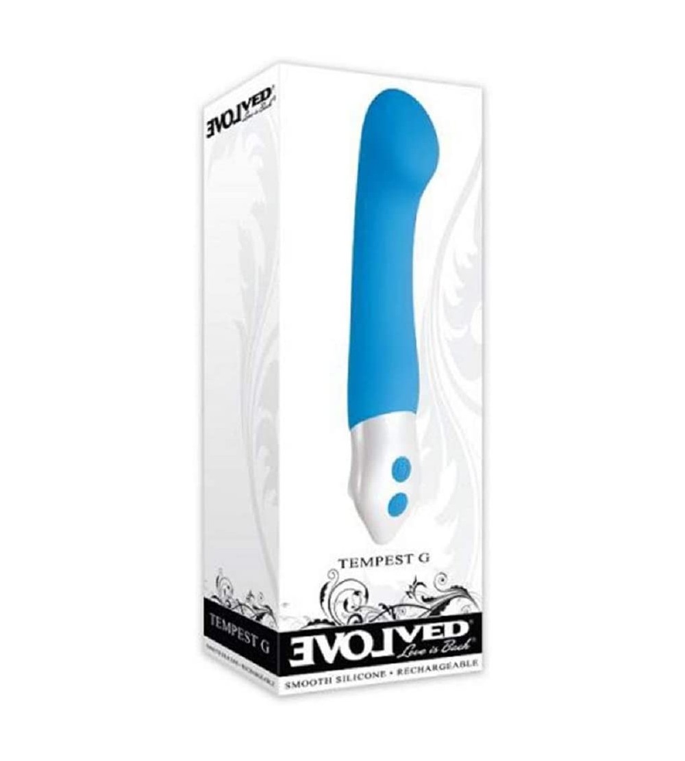 Vibrators Tempest G Silicone Rechargeable Massager - CO18OHSNUOC $29.57