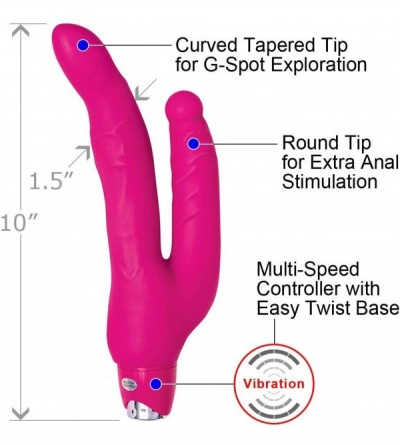 Dildos Sex Double Penetrator- Pink - Pink - CK1820N962R $21.54