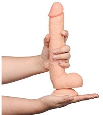 Dildos Realistic Penis Dildo with Balls- Flesh- 19.2 Ounce - CW12CQLSWW5 $19.36