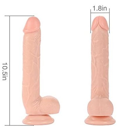 Dildos Realistic Penis Dildo with Balls- Flesh- 19.2 Ounce - CW12CQLSWW5 $19.36