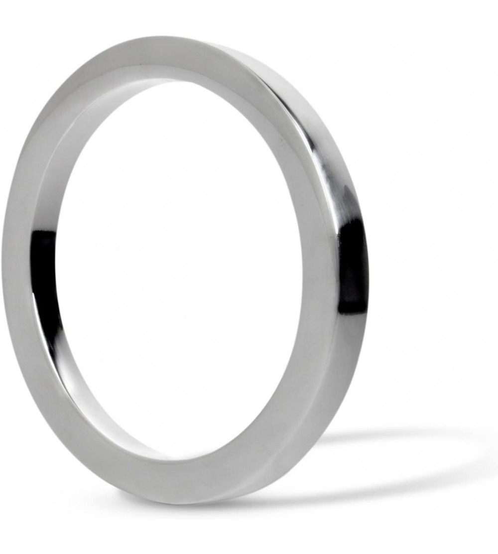 Penis Rings Eyro Narrow Stainless Steel Cock Ring - 1.88" - C011HJ2YAYZ $12.34