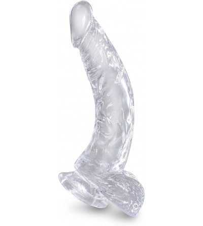 Penis Rings King Cock Clear 7.5" Cock with Balls - C218XX8T0HR $40.09