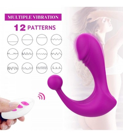 Vibrators Couple Wearable Vibrator for G-Spot Stimulation with 12 Vibration Patterns- Anal Vibrator with Remote Control- Rech...