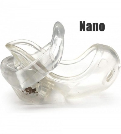 Chastity Devices Lightweight Premium Chastity Device Medical Grade Resin Male Briefs V3 Transparent (Nano) - Nano - CA18RWAL6...