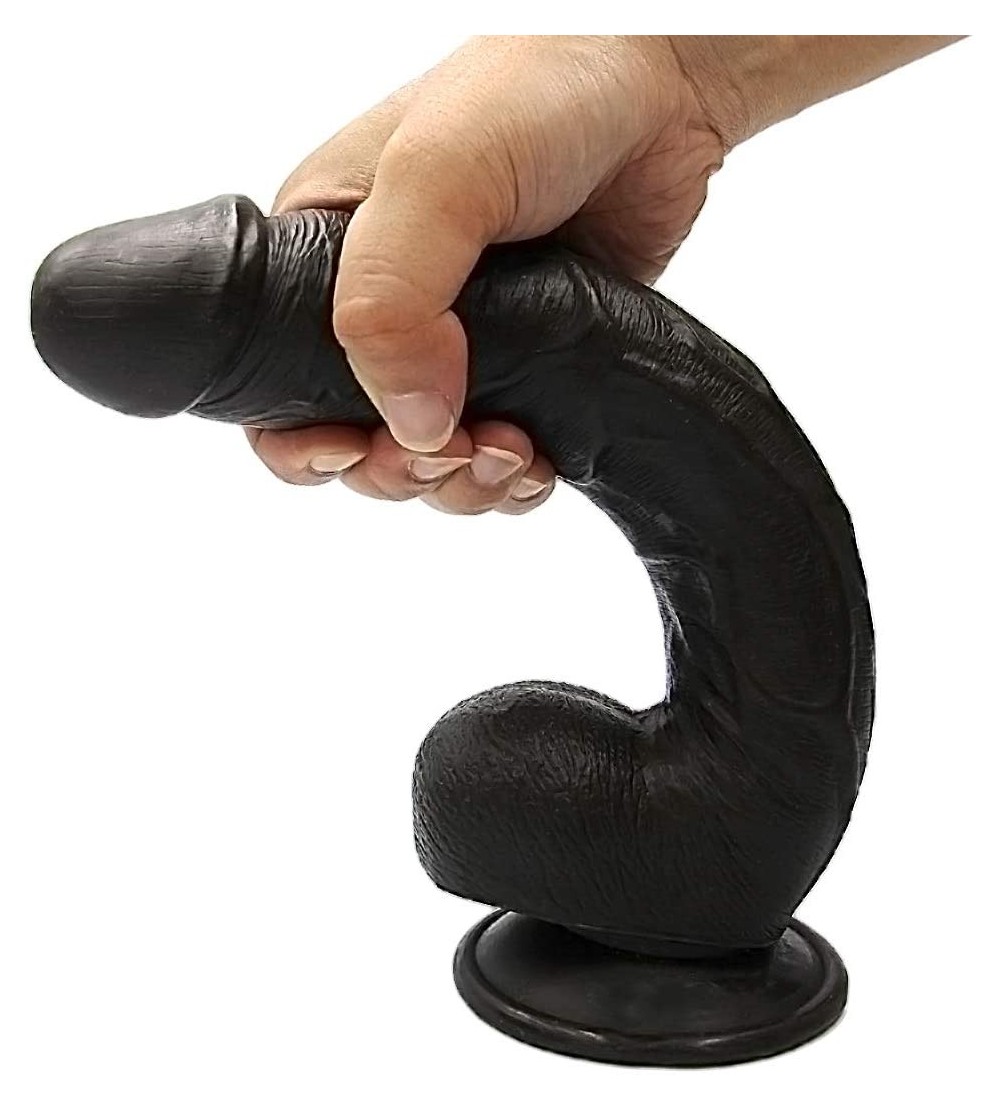 Dildos Ultra-Soft Dildo for Hands-Free Play - Realistic Dildo-Huge Penis with Strong Suction Cup for Hands-Free Play- Flexibl...
