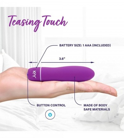 Vibrators Teasing Touch Multi-Functional Intimate Massager- Discreet packaging- 2 whisper quite pulsating speeds and 3 pulse ...