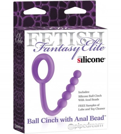 Anal Sex Toys Elite Ball Cinch with Anal Bead- Purple - Purple - CG11JZY8WNB $14.64
