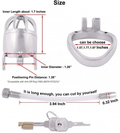 Chastity Devices Medical Grade Stainless Steel Chastity Device Male Comfortable Cock Cage SM Penis Exercise Sex Toys D150 (1....