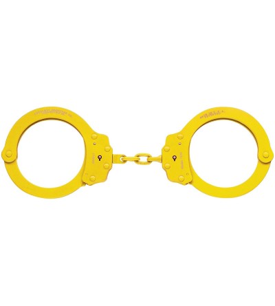 Restraints Chain Handcuff Model 750- Color-Plated - Yellow Finish - C71162FPYMD $61.32
