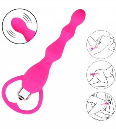 Vibrators P-Spot G-Spot Vibrator Anal Pull Bead Anus Sex Toys Smooth Texture Silicone Enhance Orgasm Training Toys for Male a...