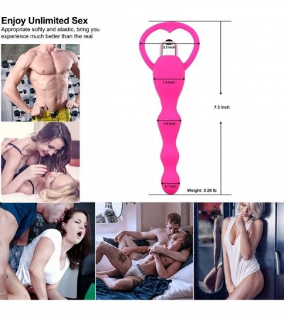 Vibrators P-Spot G-Spot Vibrator Anal Pull Bead Anus Sex Toys Smooth Texture Silicone Enhance Orgasm Training Toys for Male a...