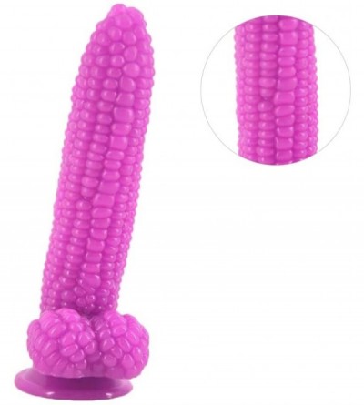 Dildos Corn Dildos with Hand-Free Suction Cup 8.3 inch Realistic Penis for Women Masturbation (Purple) - Purple - CU18XNHETT5...