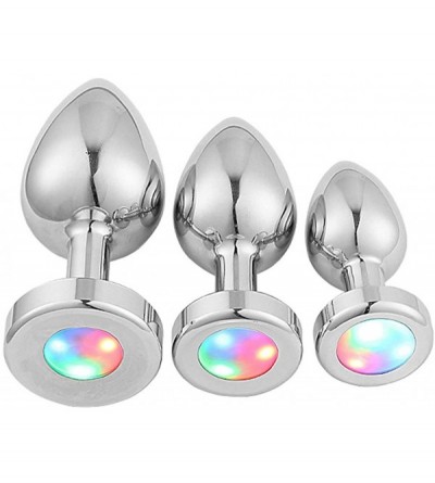 Anal Sex Toys Metal Shape Anal Butt Plugs Anal Butt Vagina Prostate Massager Plug Toy - A - C918WN055N9 $10.83