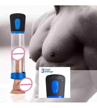 Pumps & Enlargers Male Effective Pênīspump Air Vacuum Pump- Battery Men Pump with 3 Pressures- Ed Aid Pump for Men to Get Hea...