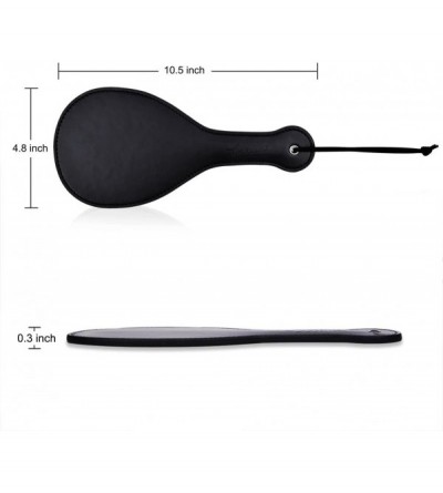 Paddles, Whips & Ticklers Sm Spanking Leather Sexual Wide Paddle - CD11RB4TKPV $6.64