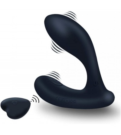 Vibrators Powerful Soft Vibrating Male Prostate Massager Anal Butt Plug Dildo Vibrator Sex Toys 10 Modes Remote Control vibra...