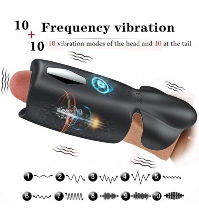 Male Masturbators Automatic Multi Speed Sucking Exercise Pênńís Vibrate Machine Oral Tongue Simulator USB Rechargeable Male E...