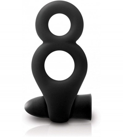 Penis Rings Renegade Rechargeable Spartan Ring in Black - Black - C618KLQHQUM $22.10