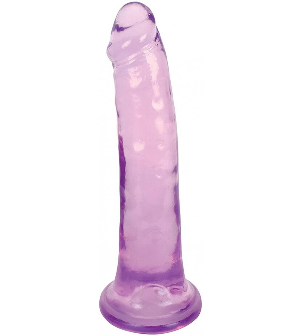 Dildos 8 Inch Purple Ice Dildo (Made in USA) - CN196GLO2NG $16.14
