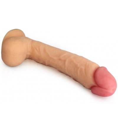 Dildos Big Dick Dirk Dildo the Porn Star Molded Huge 11.5 Inch Realistic Flesh Lifelike Penis with Suction Cup- Strap On Sex ...