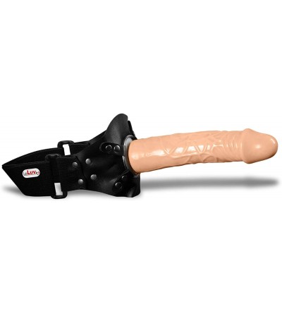 Dildos Universal Strap-On Dildo for Head Leg Knee Face Harness 7 Inch Dong - CY11FE3HLWF $14.80