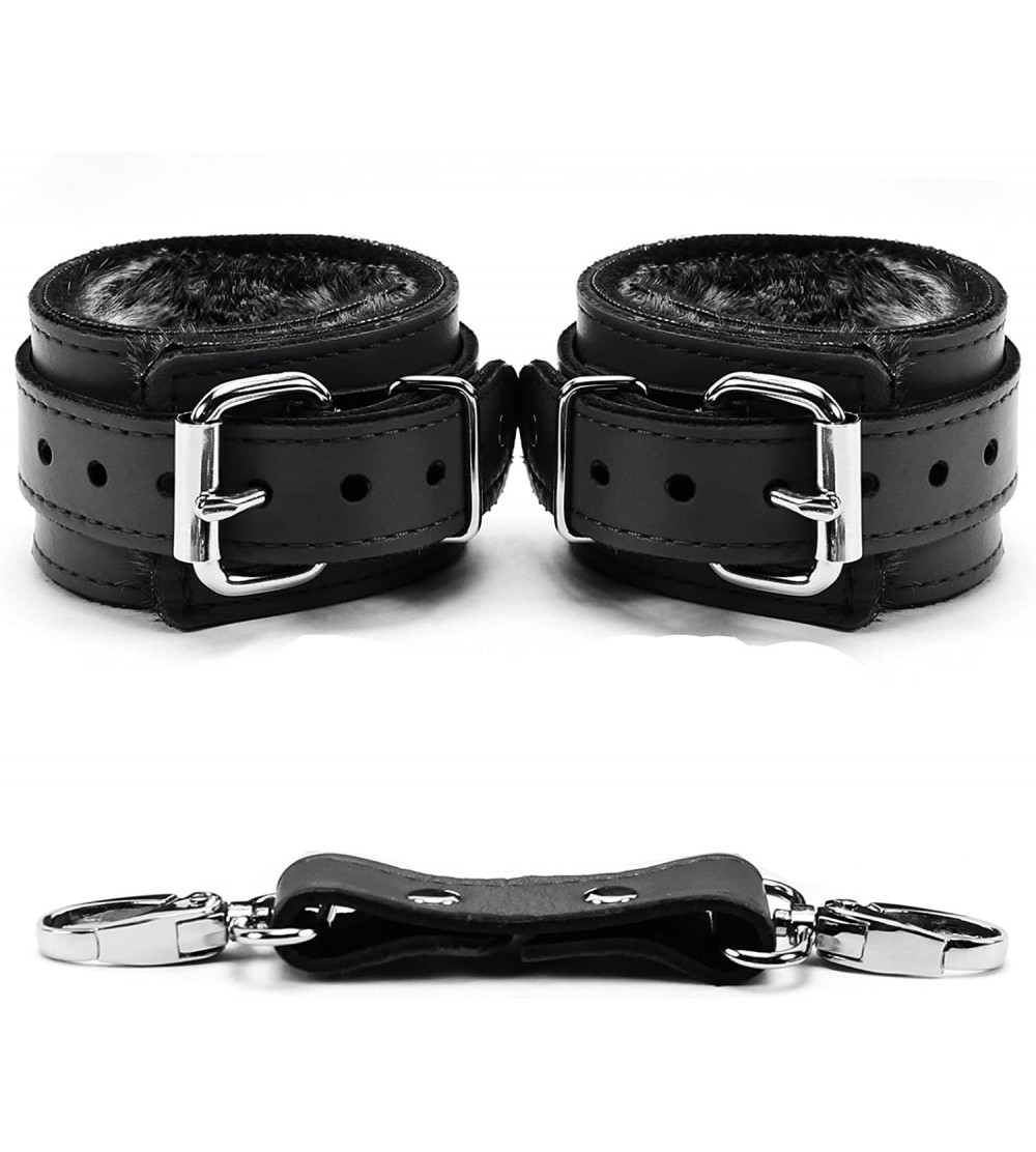 Restraints Berlin Wrist Cuffs - Black - Black - CX12C12A10J $22.75