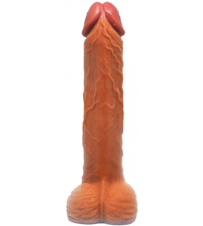 Dildos 16.14 Inch Huge 3 Inch Thick Oversize Realistic Dildo Female Masturbation Massive Adult Toy for Women Couple (Brown) -...