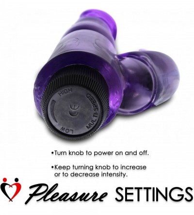 Vibrators Rabbit Vibrator Waterproof Bath Time Bunny Bundle with Pointed Chrome Mini Bullet Massager Purple - Purple - CR12FP...