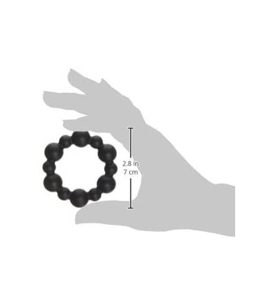 Penis Rings Shadow Silicone Beaded Constriction Ring - CV11FB94PG7 $6.05